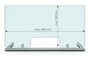 Schutzverglasung inkl. Konstruktion/Halterungen aus Edelstahl