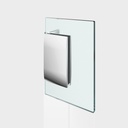 Winkelverbinder Pontere Glas Wand 90° starr Langlochverstellung
Glanzverchromt für Glasstärke 8/10mm Tragfähigkeit bei 2 Bänder 50kg